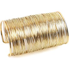 FuhaoshopC  Tip 6 Kadın Kızlar Için Ayarlanabilir Basit Boho Spiral Üst Kol Bandı Kolluk Kol Bileziği (Yurt Dışından)