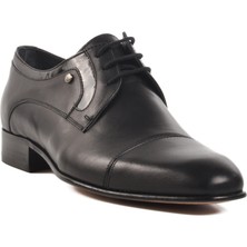 Siyah Hakiki Deri Erkek Klasik Ayakkabı 2240 M