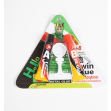 2 Adet Twin Glue Ikiz Yapiştirici 14 gr Iran Yapiştiricisi Cam Seramik Tahta Plastik Metal Vb.