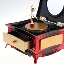 Çekme Çekmeceli Müzik Takı Kutusu, Küçük Kı Için Mücevher Depolama Çantası (Yurt Dışından)