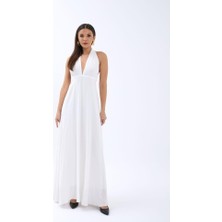AYDOGANTICARET44 6996 Elbise-Ekru