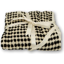 Storemax PAKETLI%100 Pamuk Organik Renkli, Bebek, Yenidoğan, Havlu, Bornoz, Kundak, Kapşonlu (Siyah Beyaz)