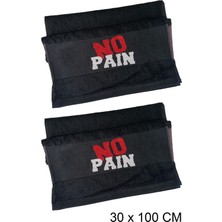 Spor Havlusu Fitness Gym Antrenman Golf Boks 2'li Sporcu Havlusu 30 x 100 cm  Nakışlı  Pamuklu Siyah