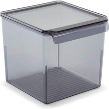 Mcreative Kapaklı Banyo Mutfak Düzenleyici Şeffaf Siyah 165 * 178 * 160 mm M-E73-10-25