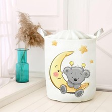 Amaçlı Oyuncak Saklama Kutusu Kirli Çamaşır Piknik Sepeti Katlanır Düzenleyici Keçe Model 00008