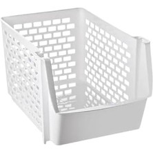 Mcreative Home 4 Adet Çok Amaçlı Dolap Içi ve Buzdolabı Içi Katlı Düzenleyici Beyaz