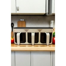 Mcreative Stantlı Fayansa Yapışabilen 3'lü Baharatlık Seti,