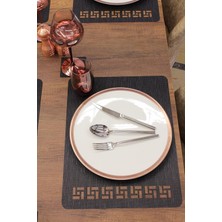 Tangram Bambu Desen Lazer Kesim Amerikan Servis 2 Adet 35 x 45  cm