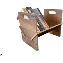 Masaüstü Kitaplık Mini Raf Masaüstü Kitap Düzenleyici 30 cm  Lıdya