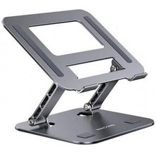 Portatif Katlanabilir Yükseklik Ayarlı Laptop Standı Laptop Sehpası Ayarlanabilir Tasarım