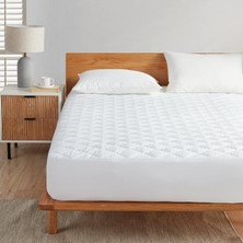 Turca AT9698, Tek Kişilik, Kapitone, Elyaf Dolgulu, Fitted, Lastikli, Yatağı Saran, Alez, Çarşaf Alez, Yatak Koruyucu, 100 x 200  cm