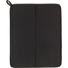 Bulaşık Kurutma Matı 44 x 36  cm  Yıkanabilir ve Dayanıklı-Gri