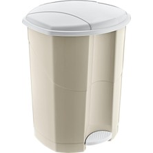 Mcreative 18 Lt Pedallı Çöp Kovası (10191) Latte