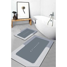 Su Emici Paspas Şık Tasarım Abdest Paspası Kaymaz Taban Diyatom 40 * 60  cm  Paspas