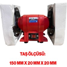 Elektrikli Bıçak Kesici Bileme Taş Motoru 150 mm Zımpara 250 Watt 3560 Devir Euromax EMX71003