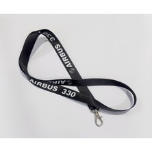 AIRBUS330 Baskılı Boyun Ipi