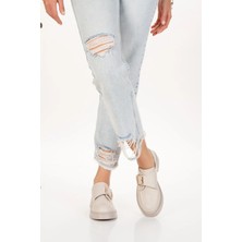 İnyola Shoes Kadın Bant Detaylı  Oxford Ayakkabı 4053