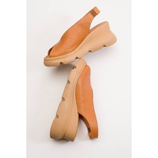 İnyola Shoes Kadın Cilt Hakiki Deri Dolgu Topuklu Sandalet 6202