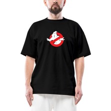 Ghostbusters Light Oversize Siyah Tişört