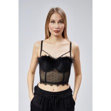 Benekli Tül Büstiyer