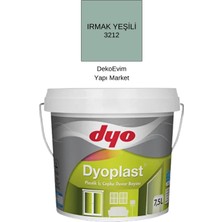 Dyoplast Plastik Iç Cephe Duvar B. Irmak Yeşili 7,5 Lt.