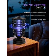 Ergonomik 3.6-4W 110-220V Askılı Sessiz Kokusuz Uv Işık Elektrikli Sinek Tuzağı Sivrisinek Kovucu