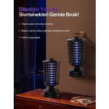 Ergonomik 3.6-4W 110-220V Askılı Sessiz Kokusuz Uv Işık Elektrikli Sinek Tuzağı Sivrisinek Kovucu