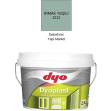 Dyoplast Plastik Iç Cephe Duvar B. Irmak Yeşili 2,5 Lt.