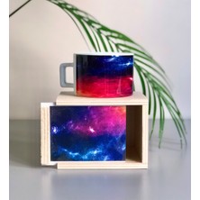 Giftmoda Space Tasarımlı Ahşap Kutulu Kupa