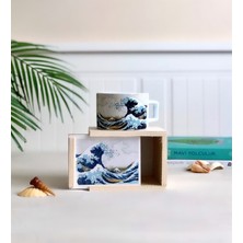 Giftmoda Dalga Tasarımlı Kutulu Kupa