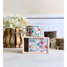 Giftmoda Çiçek Tasarımlı Kutulu Kupa