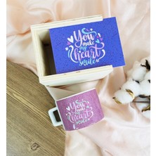 Giftmoda Kalbimi Gülümsetiyorsun Tasarımlı Kutulu Kupa