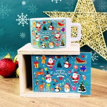 Giftmoda Mutlu Noeller Yılbaşı Tasarımlı Kutulu Kupa