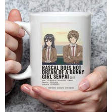 Giftmoda Rascal Does Not Dream of a Bunny Anime Tasarımlı Kupa Bardak