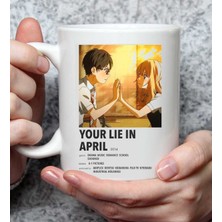 Giftmoda Your Lie in April Anime Tasarımlı Kupa Bardak