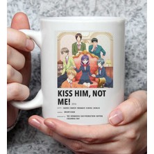 Giftmoda Kiss Him Not Me Anime Tasarımlı Kupa Bardak