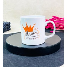 Giftmoda Annem Seni Seviyorum Tasarımlı Kupa Bardak