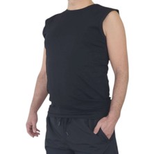 T-Shirt Şık %100 Pamuk Yumusak Nefes Alan Premium Esnek Kumaş Kolsuz