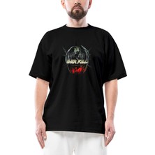 Overkill Iron Bound Oversize Siyah Tişört
