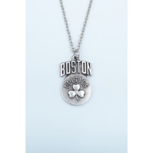 Boston Celtics  Gümüş Kaplama Düz Zincir Kolye