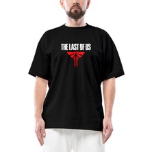 The Last Of Us Blood Oversize Siyah Tişört