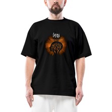 Gojira Le Efant Sauvage Oversize Siyah Tişört