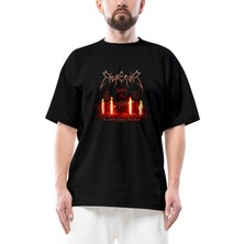 Emperor Live Inferno Oversize Siyah Tişört