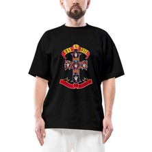 Guns N Roses Appetite For Destruction Oversize Siyah Tişört