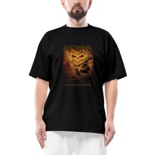 Iron Maiden Ghost Of The Navigator Oversize Siyah Tişört