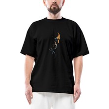 Wolverine Siluet Oversize Siyah Tişört