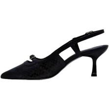 Poletto Hakiki Yılan/hakiki Deri Kremıt-Mor Ayakkabı Stiletto 9841 110 Yln