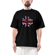 Oasis Logo Oversize Siyah Tişört