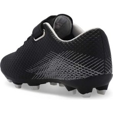 Slazenger Unisex Çocuk Futbol Ayakkabıları - Siyah-Gri - 35