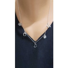 Nusret Takı 925 Ayar Gümüş Yeni Yıl Şansı Kolyesi